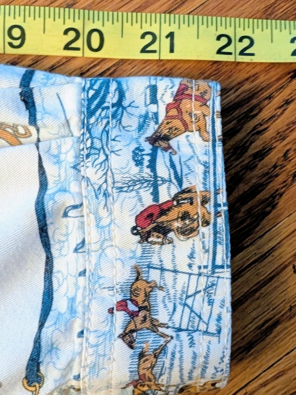 Vintage 90s Liz Claiborne Lizwear Equestrian Print Cotton Button Up Shirt Sz SP - Picture 15 of 16